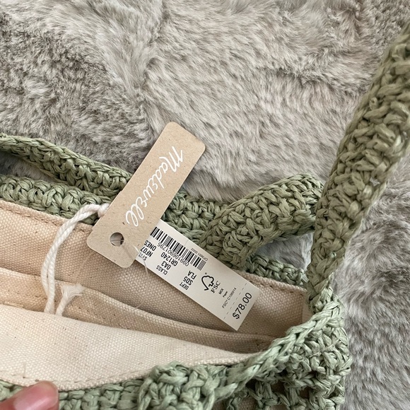 Madewell Green Crochet Crossbody Bag - Picture 3 of 8